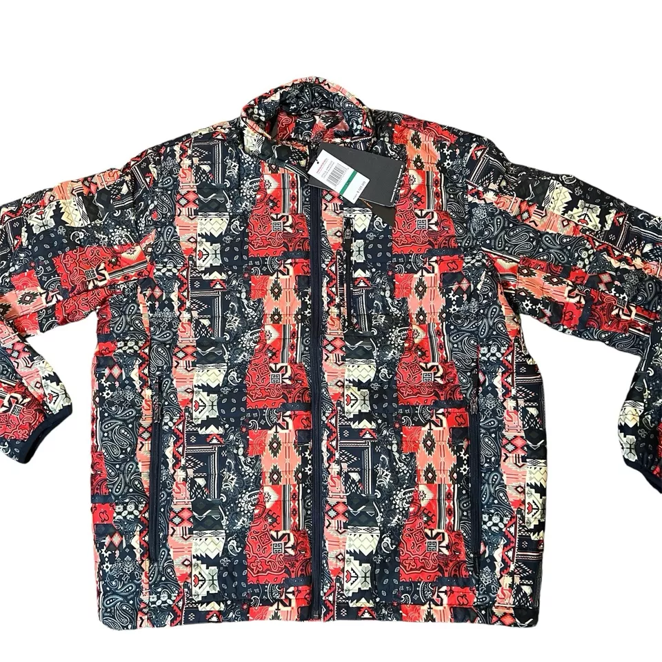 Hawke & Co Pro Performance Puffer Jacket Men’s Size Large Bandana Print - Image 1 of 4
