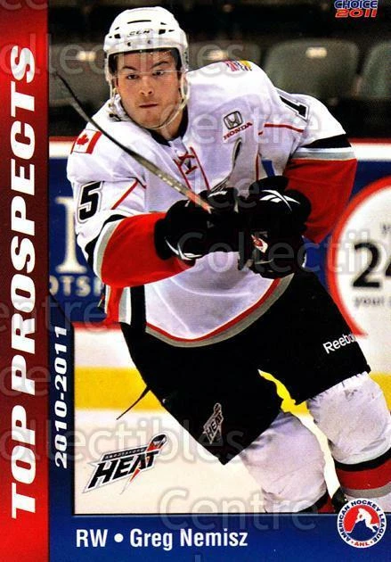 2010-11 AHL Top Prospects #32 Greg Nemisz - Image 1 of 1