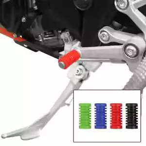 1 PCS Motorcycle Gear Shifter Lever Shift Pedal Kick Foot Pegs Cover Pad Rubber - Foto 1 di 9