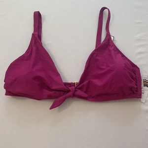 NEW Swim Top In A Shade Of Pink, Adjustable Straps , Center Bow Plus Size 3X - Picture 1 of 7