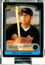 2003 Bowman Uncirculated Metallic Gold Baseball Card #224 Henry Guerrero/230
