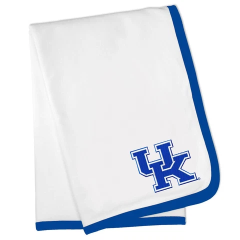 Kentucky Wildcats Baby Receiving Blanket - Royal trim Cover