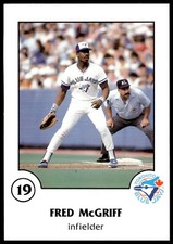 1988 Toronto Blue Jays Fire Safety Oversized Fred McGriff #NNO