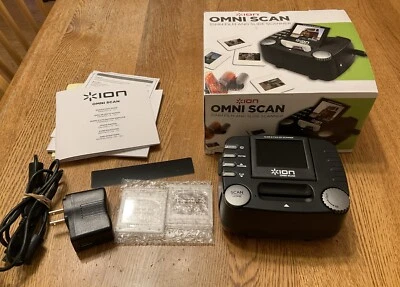 EUC ION Omni Scan 35mm Film and Slide Scanner W/Cord And 8GB SD Card, Manual - Image 1 of 4