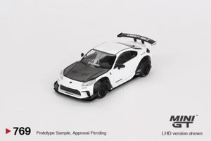 Mini GT 1:64 Toyota GR86 LB Nation White Model in Blister Package MGT00769-1H - Picture 1 of 4