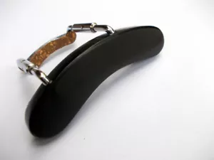 Mandolin Armrest ebony wood with U clamp hardware - Picture 1 of 5