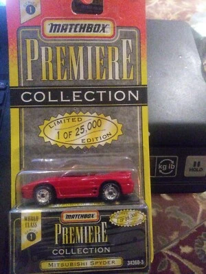 MATCHBOX PREMIERE COLLECTION MITSUBISHI SPYDER SERIES 1.RUBBER TIRES - Image 1 of 2