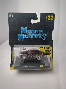 Muscle Machines 1949 Mercury #22 Series 4 Die-Cast Car 1:64 Sealed, J Card! - Picture 1 of 6