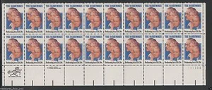 US #2012 20c Plate Block of 20 1982 The Barrymores Performing Arts Actor MNH - Picture 1 of 1