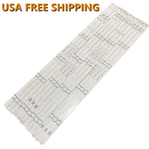 12ps LED Strips for LG LG 65UJ5500 65UJ63-UHD-A/B/C/D 65INCH-A/B/C/D-TYPE - Picture 1 of 4