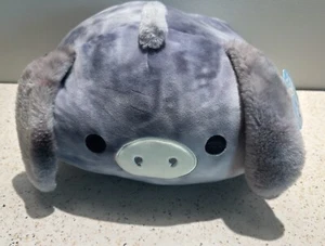 NWT Squishmallows Stackable 12” JASON Donkey 2021 Gray Tie-Dye Soft Pillow Plush - Picture 1 of 9