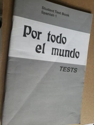 Abeka Spanish 1 Student Test  A Beka 9th Grade – 12th Grade - Image 1 of 4