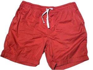 J. Crew Size Medium 6" Dock Shorts Stretch Chino Orange - Picture 1 of 3