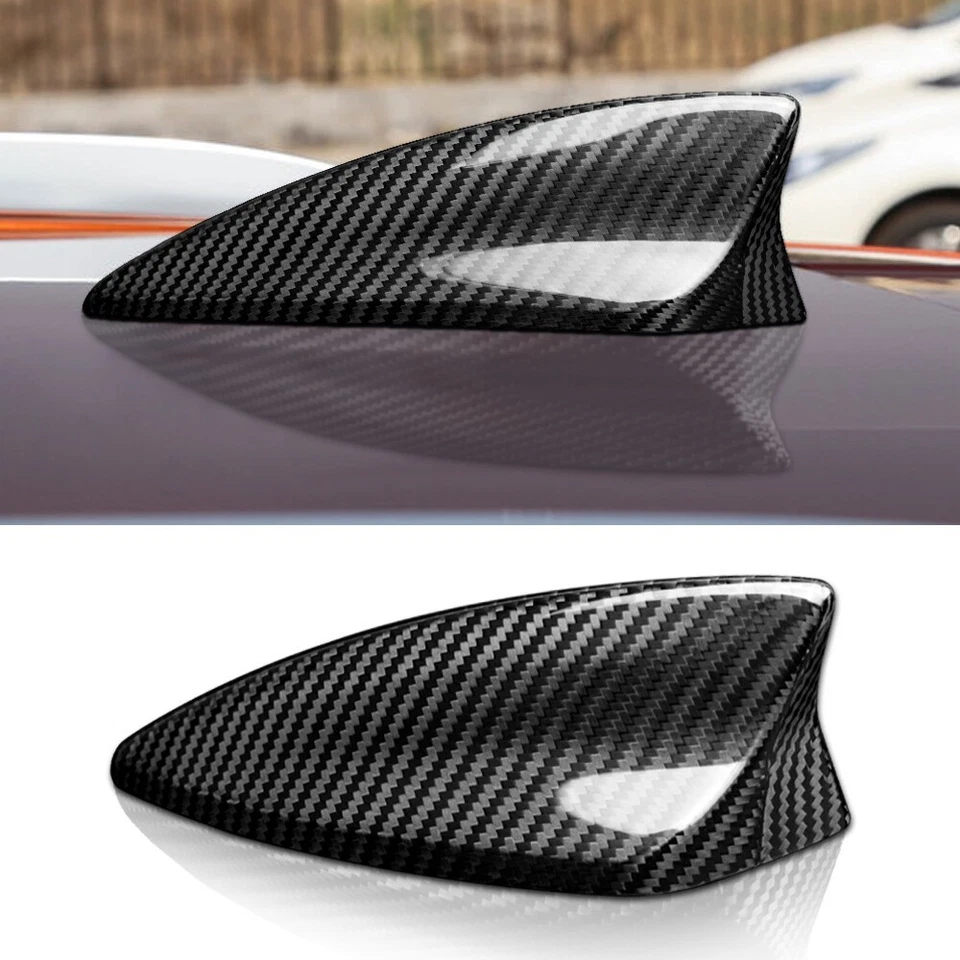 Real Carbon Fiber Antenna Roof Shark Fin Cap Cover For Chevrolet Camaro 2016-21 — 第 1/4 张图片