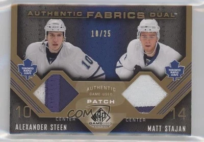 2007-08 SP Game Used Edition /25 Alexander Steen Matt Stajan #AF2-TO Dual Patch - Image 1 of 2