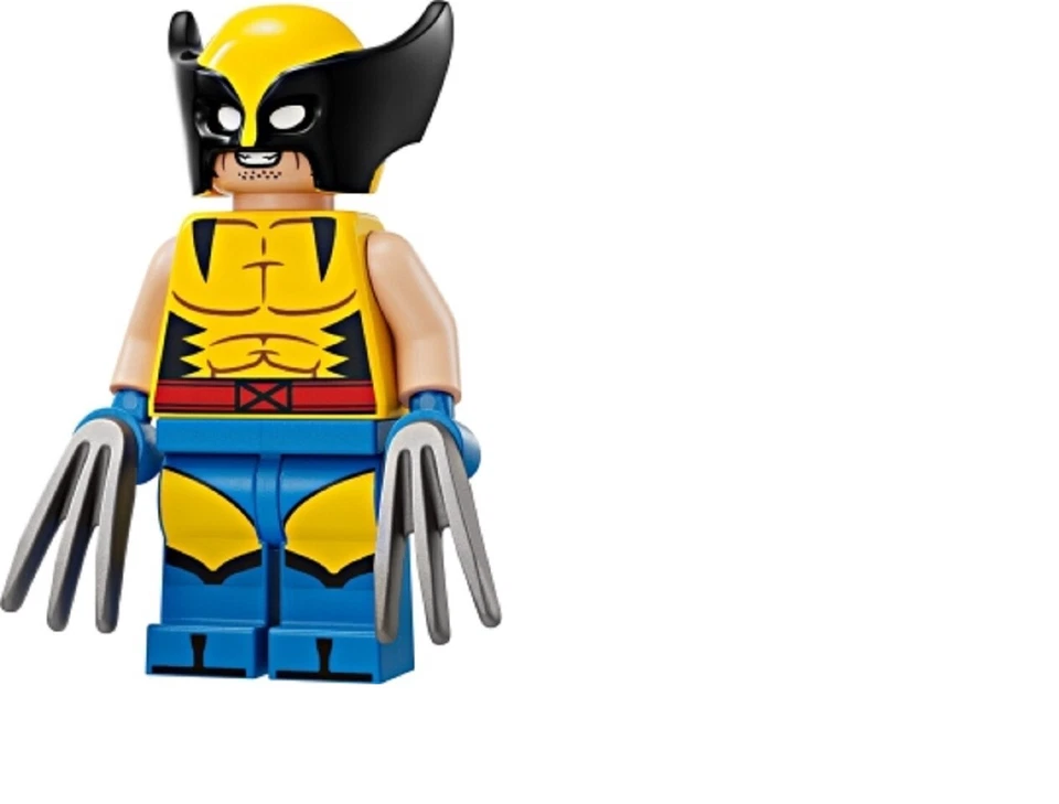 Lego Wolverine 76281 Máscara Amarilla y Negra X-Men Superhéroes Minifigura Garras Foto 1 de 1