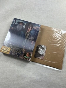 THE HOBBIT: THE BATTLE OF THE FIVE ARMIES THEATRICAL BLUFANS 4KUHD STEELBOOK，NEW - Picture 1 of 14