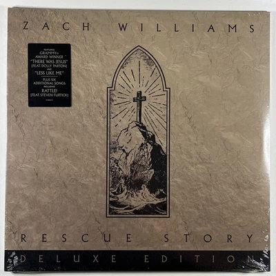 Zach Williams - Rescue Story 2LP Provident Deluxe Ed Sealed 2021 White Dolly - Image 1 of 3