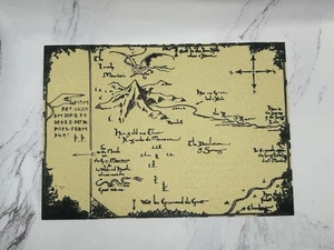The Hobbit Map to the Misty Mountains – Replica Middle-earth Treasure Map - Picture 1 of 3