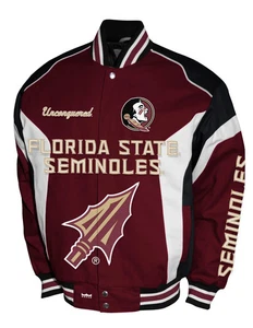 Giacca in twill Florida State Seminoles Franchise Club Driven - Borgogna - Foto 1 di 3