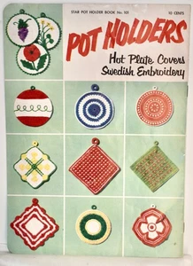 1953 Star Pot Holder Book No. 101 American Thread Co Crochet Patterns - Picture 1 of 1