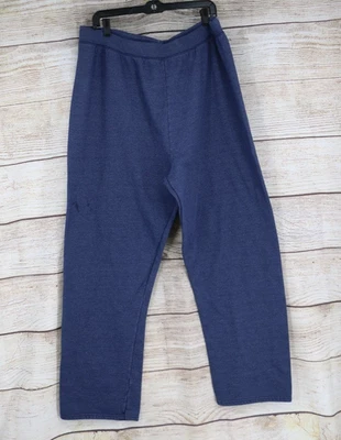 Hanes JMS Just My Size Womens Plus Sz 3X 22W/24W Pull On Fleece Sweatpants Blue - Image 1 of 4
