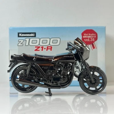 KAWASAKI Z1000 Z1-R Die Cast Model 1:12 Red Baron Mini Replica Bike Series #34 - Image 1 of 4