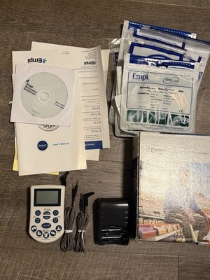 EMPI Select TENS Kit Device Pain Manage System 1.5 Tens + pads + Manual + CD - Image 1 of 4