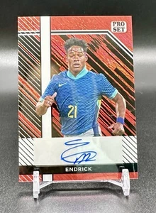 2024 Leaf Pro Set PSA-E1 Endrick Red Shimmer Auto 3/4 Brazil - Picture 1 of 5