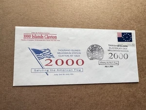 US 2000 Event Cover +1000 Islands Clayton NY Cachet +Birth-of-Army-Birth-Freedom - Picture 1 of 1