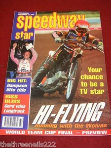 SPEEDWAY STAR - HAMPSON LIFTS TITLE - SEPT 14 1996 - Picture 1 of 1