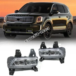 Ajuste para KIA Telluride 2020-2022 LED parachoques delantero luz antiniebla accesorio coche - Imagen 1 de 9