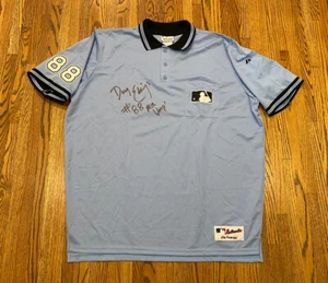 MLB Umpire Doug Eddings Spiel getragen signiert majestätisch authentisch Baseball Trikot Top - Bild 1 von 17