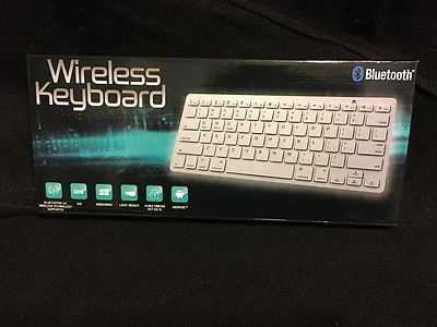 Wireless Keyboard Bluetooth Technology Supported iOS 14 Multimedia Hot Keys New  - Image 1 of 4