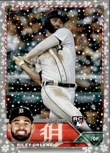 Riley Greene Rookie Metallic Snowflake Parallel - 2023 Topps Holiday #H70 - Bild 1 von 2