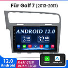 10.1'' Android 12.0 Autoradio Carplay Swc Gps Navi Für Vw Golf Vii Mk7 2012-2017