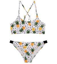 Seafolly Girls' Tankini Swimsuit PineappleDaze, SZ 12