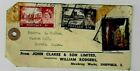 Vintage Parcel Tag: To Messrs A Warner~ Darwen From John Clark ~ Sheffield 3