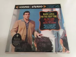 Mario Lanza For The First Time VG+ Original Living Stereo RCA Record 1959 Opera - Picture 1 of 4