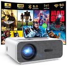 4K Support Projector with Wifi and Bluetooth, HOMPOW Mini Portable Projectors...