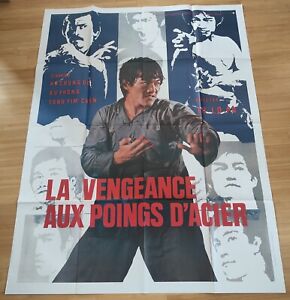 Affiche Cinema 120x160 la vengeance aux poings d'acier To Lo Po karaté kung-fu 