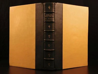 1680 Edward Coke Reports ENGLISH LAW Judicial Court Cases England HUGE FOLIO - Image 1 of 4