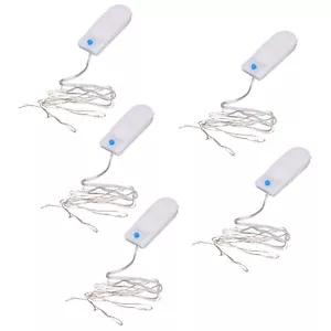 5x Dollhouse Mini LED Lights Battery Powered String Lights Room Decoration Gift - Picture 1 of 12