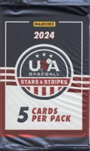 Paquete H2 de béisbol Panini Stars & Stripes 2024 (5 tarjetas) - Imagen 1 de 4