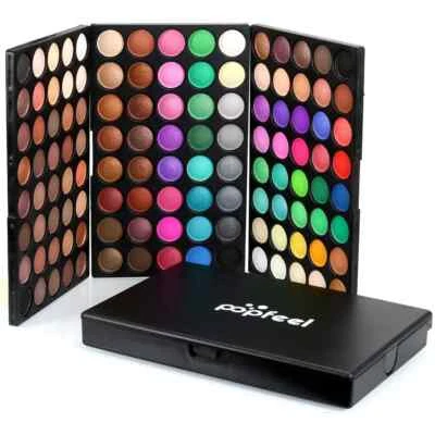 New Mini 120 Colors Matte Glitter Eye Shadow Palette Minerals Eyeshadow Pallete - Image 1 of 4
