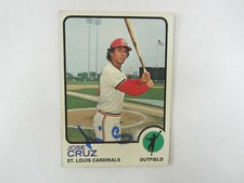 1973 Topps # 292 Jose Cruz Autograph / Signed Card St Louis Cardinals (M)