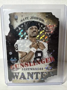 2024 Bowman's Best U Nate Johnson  1/2  Die-Cut Gunslinger Black Geometric Vandy - Picture 1 of 2