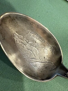 Fishers Peak Colorado Antique Sterling Souvenir Spoon (S319) - Picture 1 of 15