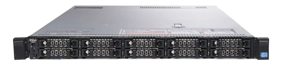 Dell PowerEdge R620 Quad-Core E5-2609 2.4Ghz 8GB Ram 10x 2.5" HDD Bays 1U Server - Image 1 of 1