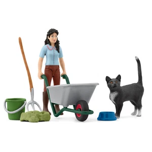 Schleich 42747 Care Set with Emily Muck out & care set wheelbarrow mucking out - Picture 1 of 2
